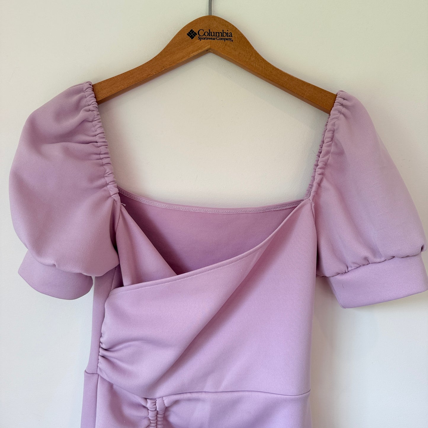 Unknown Brand Size U/Arm to U/Arm 36cm Puff Sleeve Bodycon Dress