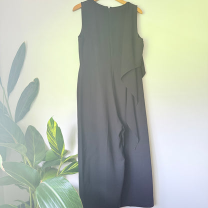 Brand Unknown Size U/Arm 44.5cm Sleeveless Black Dress