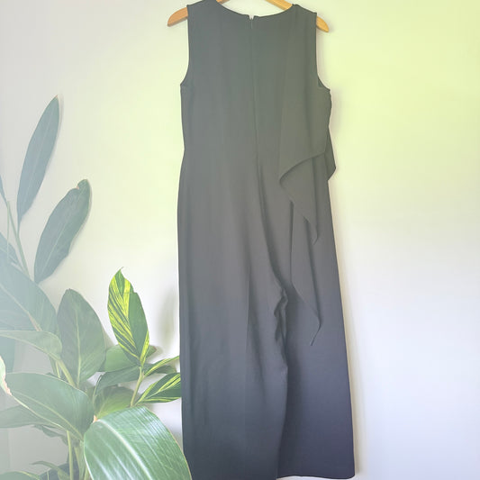 Brand Unknown Size U/Arm 44.5cm Sleeveless Black Dress