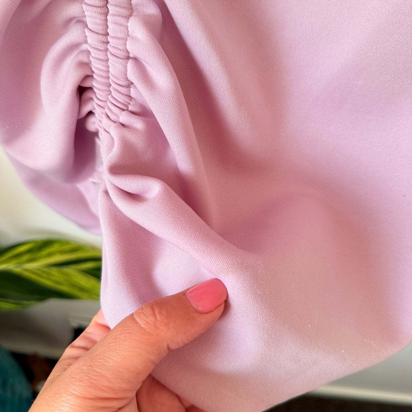 Unknown Brand Size U/Arm to U/Arm 36cm Puff Sleeve Bodycon Dress