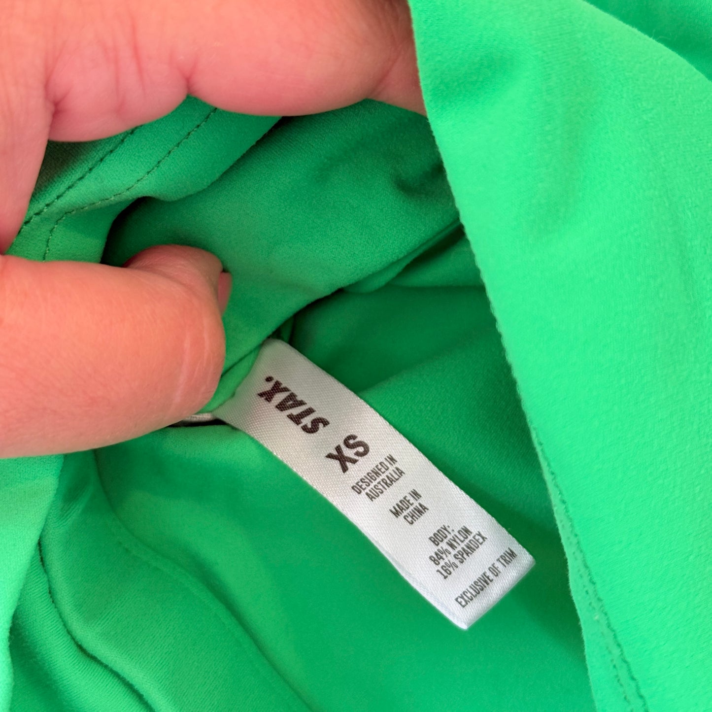 Stax Size XS Half Zip Crop Tank