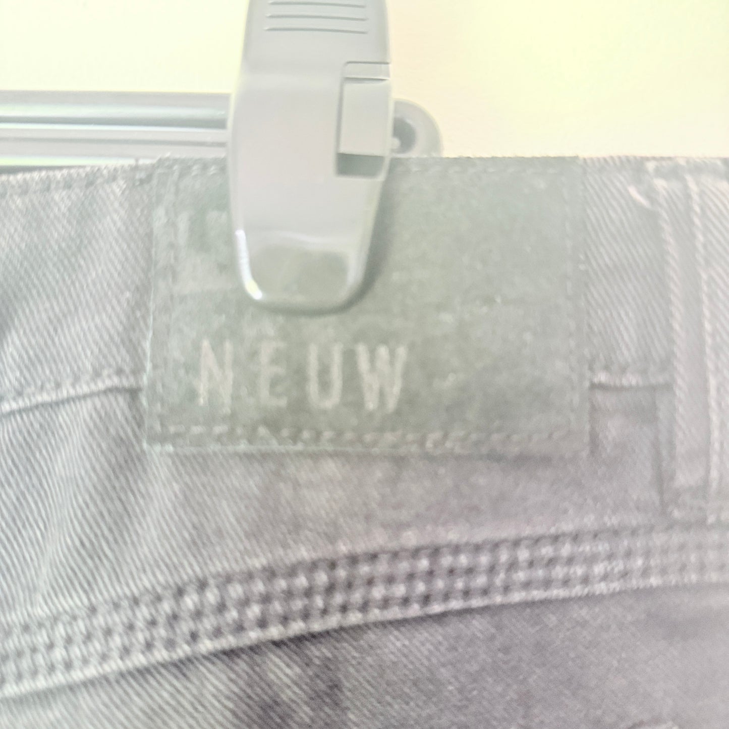 Neuw Distressed Black Denim Shorts