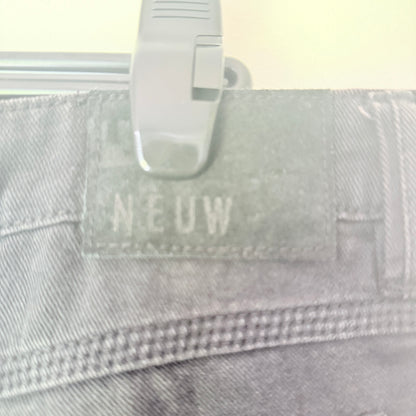 Neuw Distressed Black Denim Shorts