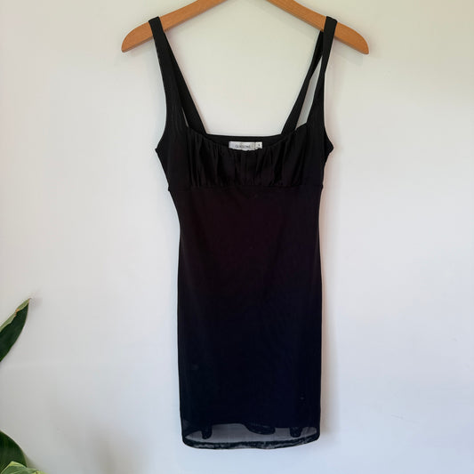 Glassons Size S Black Mini Dress