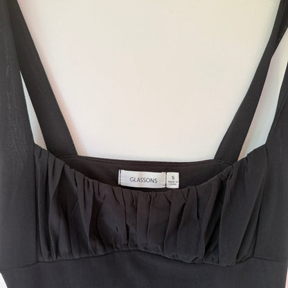Glassons Size S Black Mini Dress