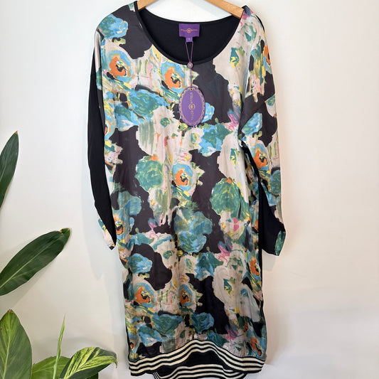 Stella Royal Floral Dress Size 1