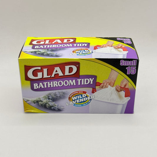 Glad Bathroom Tidy Bags Small 15 pack