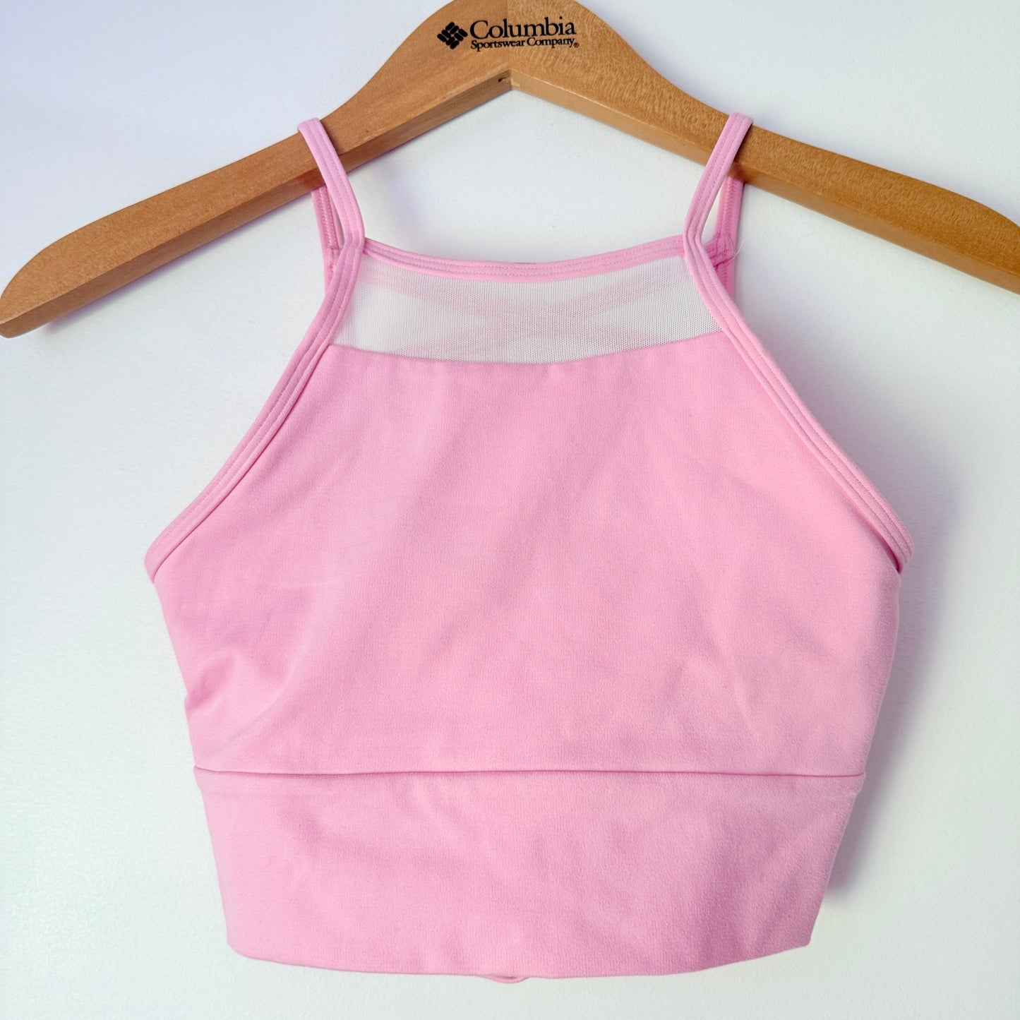 Energetiks Size XL Seamless High Neck Crop Top Pink