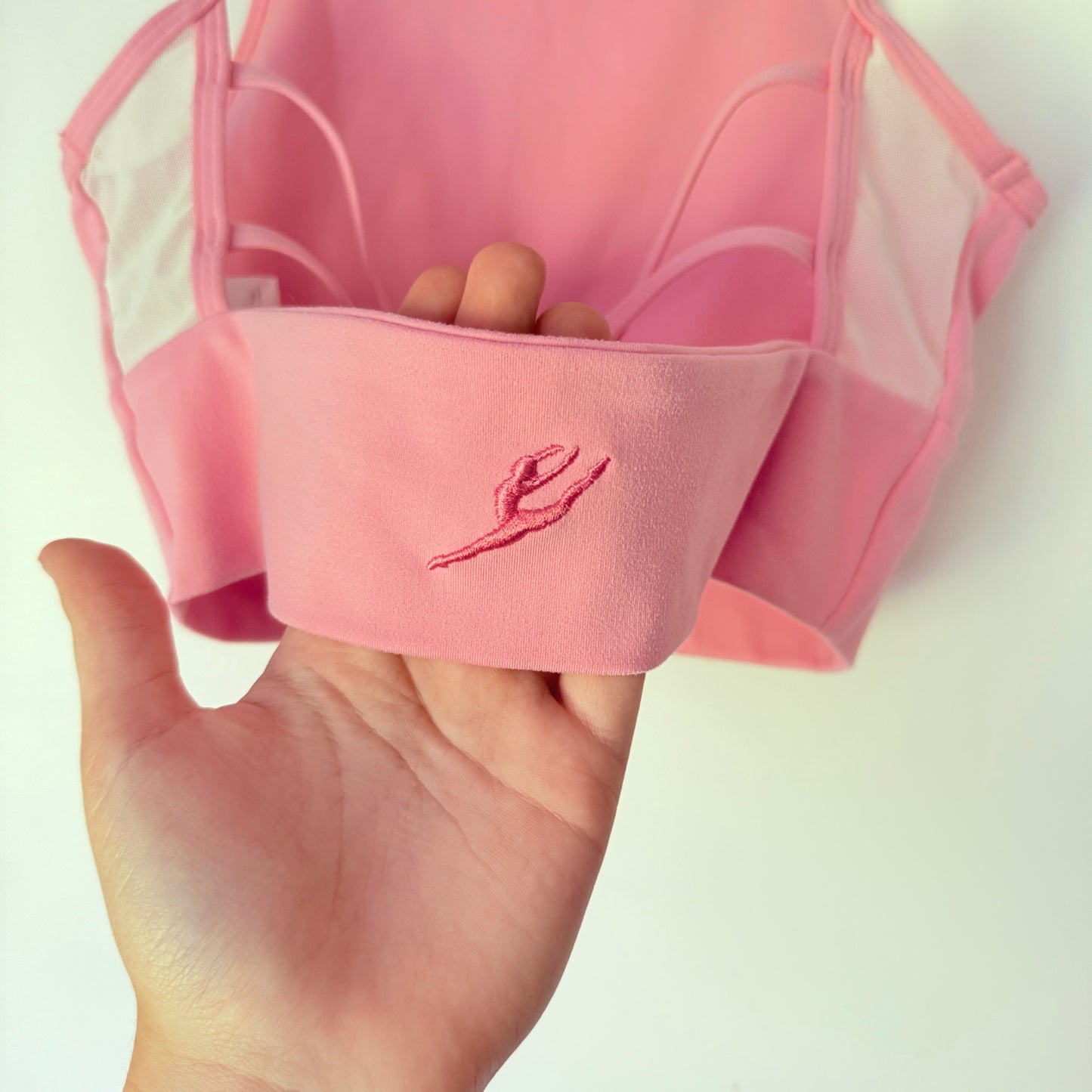 Energetiks Size XL Seamless High Neck Crop Top Pink