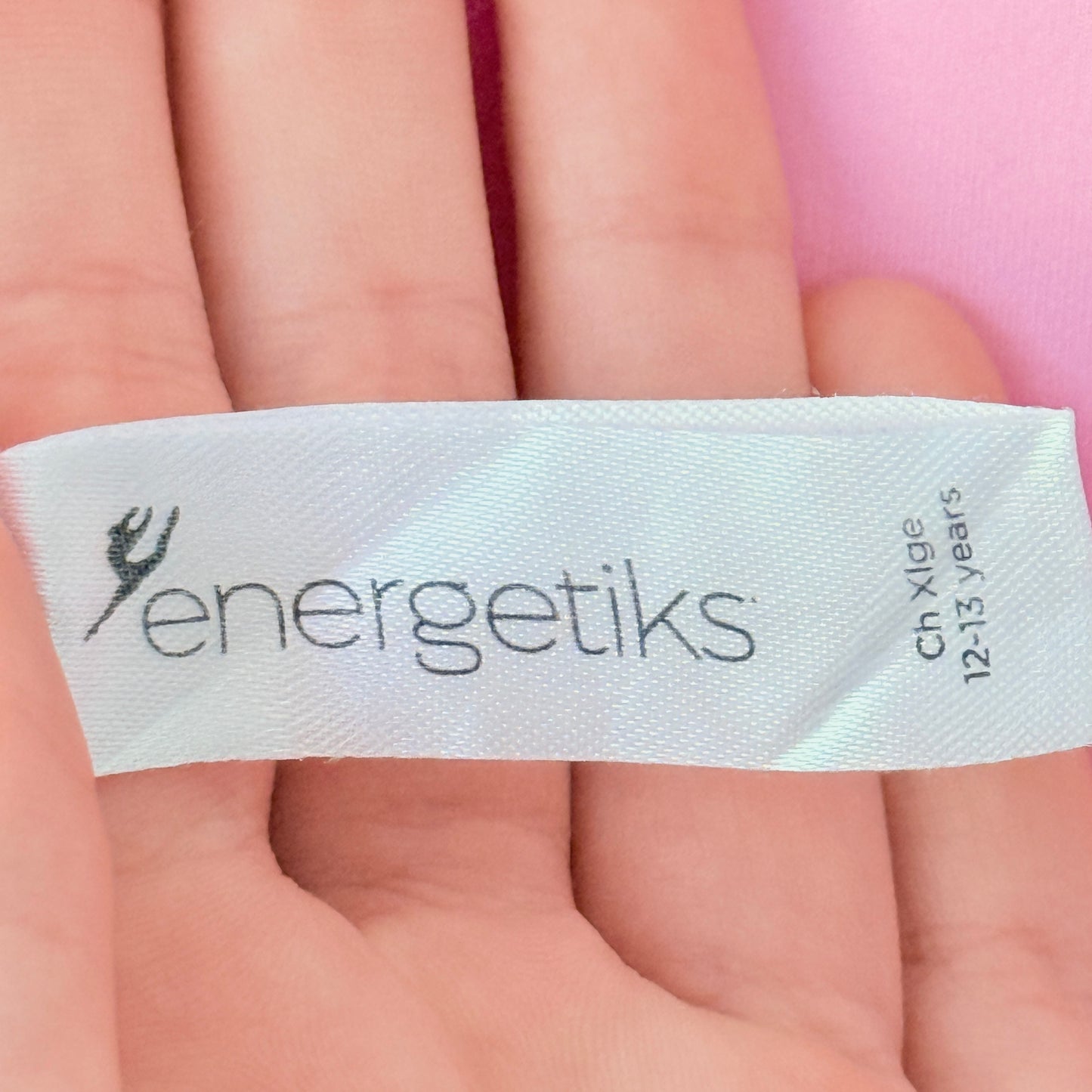 Energetiks Size XL Seamless High Neck Crop Top Pink