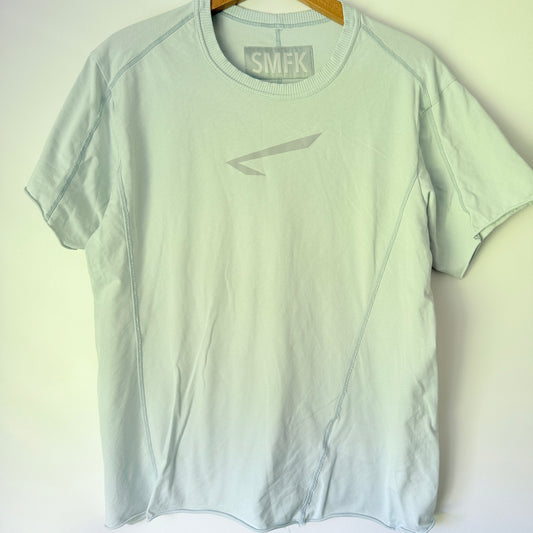 SMFK Size U/Arm 48cm Light Blue Cotton T-Shirt