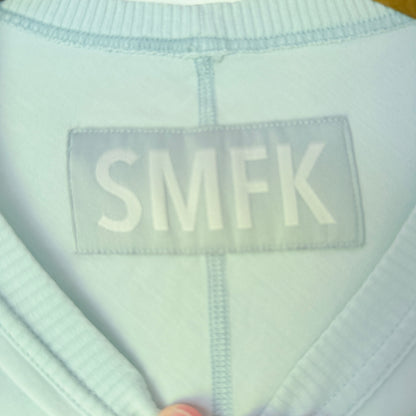 SMFK Size U/Arm 48cm Light Blue Cotton T-Shirt
