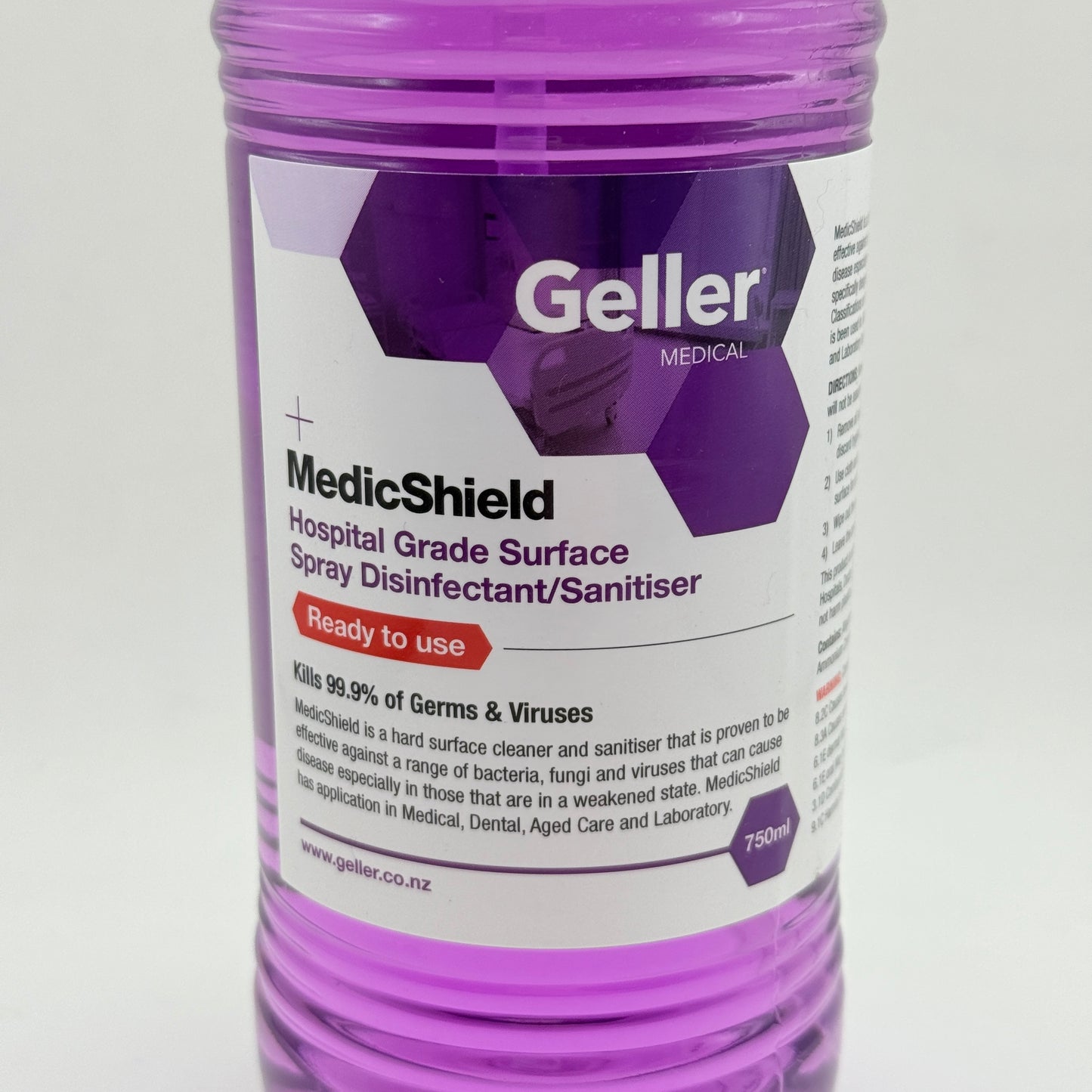 Geller MedicShield Hospital Grade Surface Disinfectant Spray 750ml