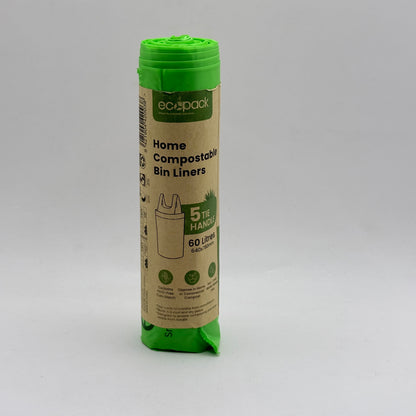 Ecopack Home Compostable Bin Liners 60L