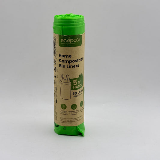 Ecopack Home Compostable Bin Liners 60L