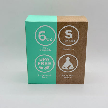 Tiny Bloom 180ml Baby Bottle Pack - Teat & Lid Set