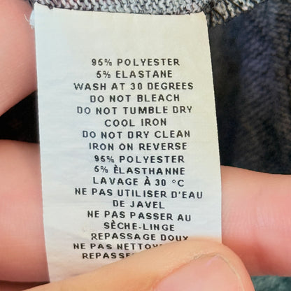 Boohoo Size 8 Zigzag-Pattern Knitted Mini Dress