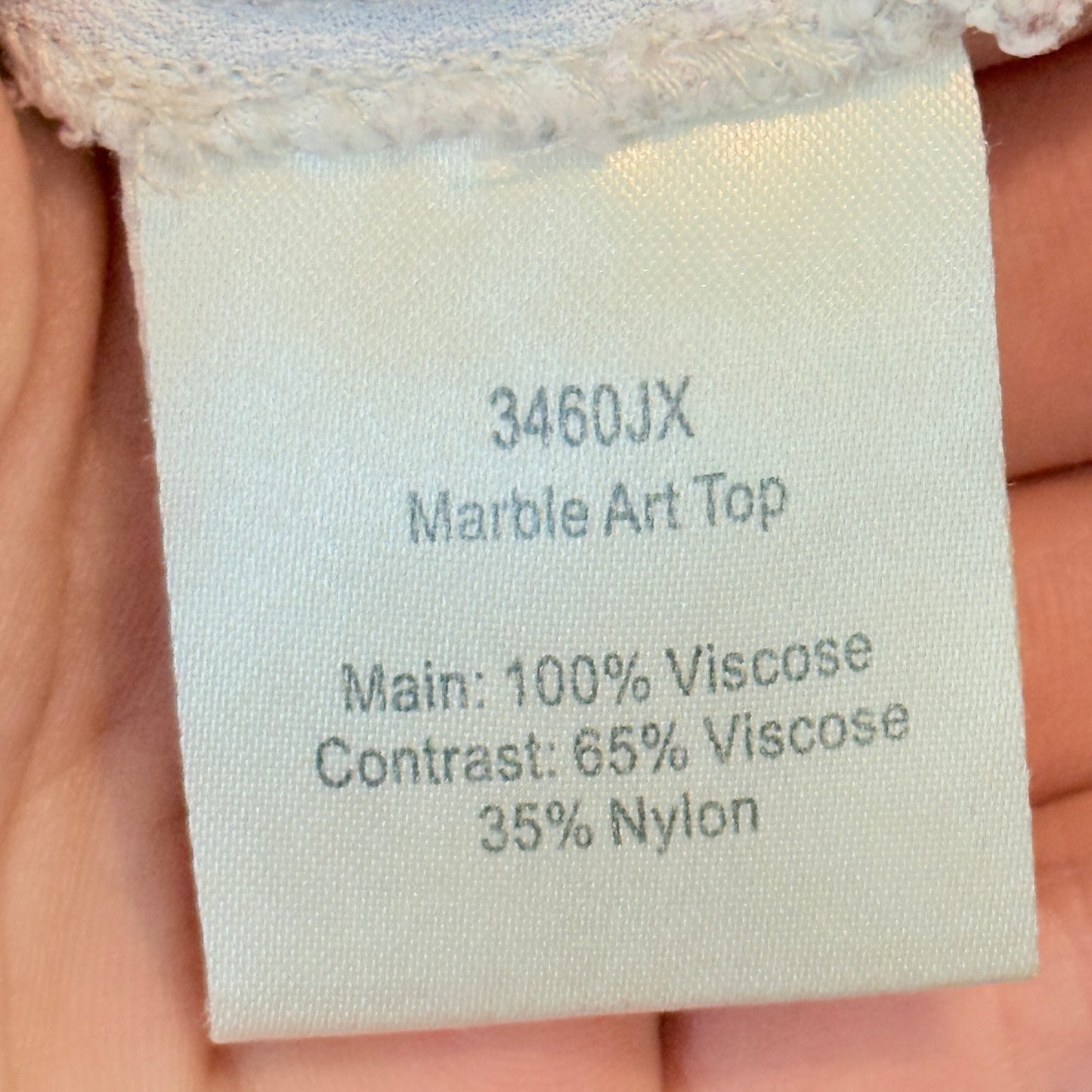 Verge Size U/Arm 43cm Long-Marble Art Top