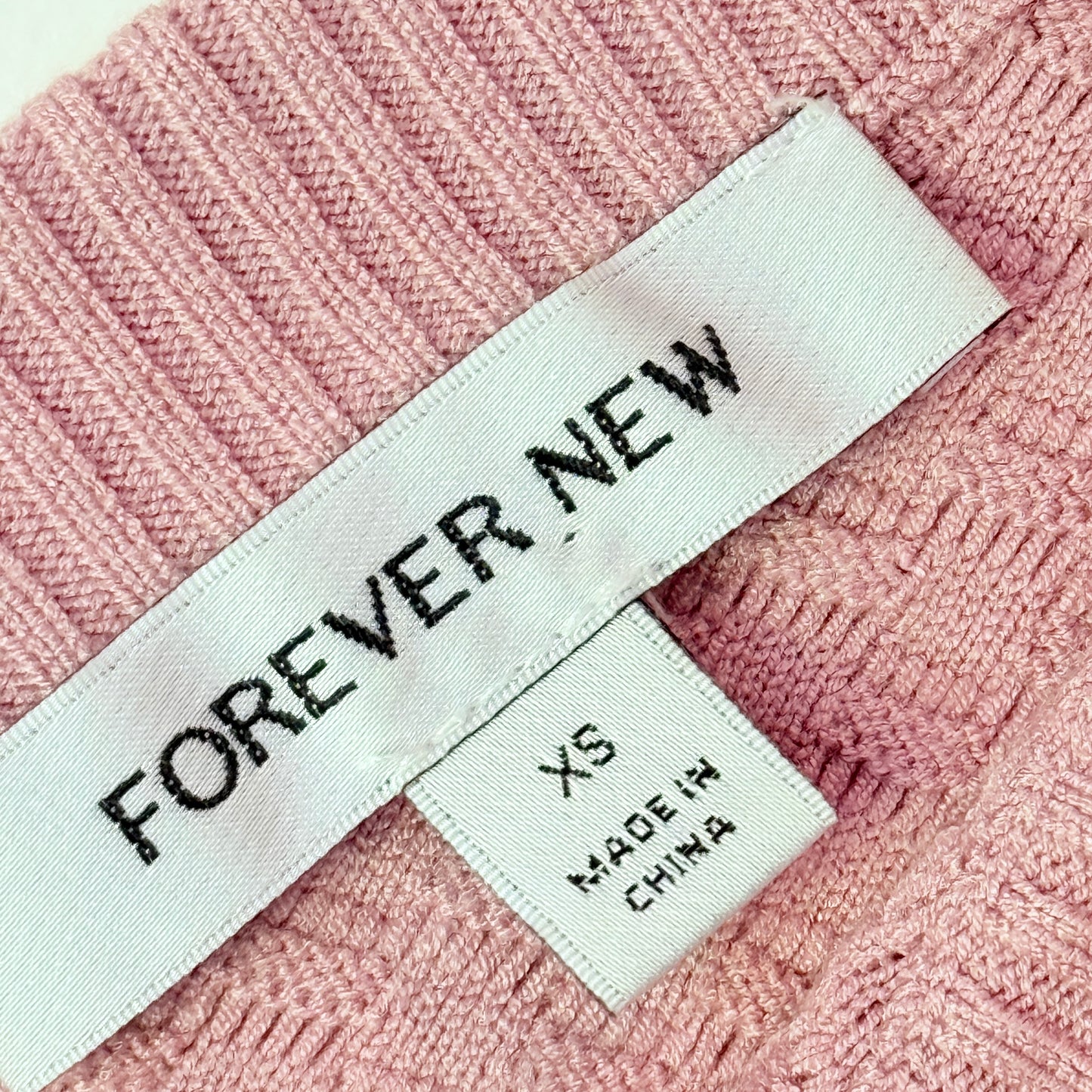 Forever New Size XS Pink V-Neck Sweater
