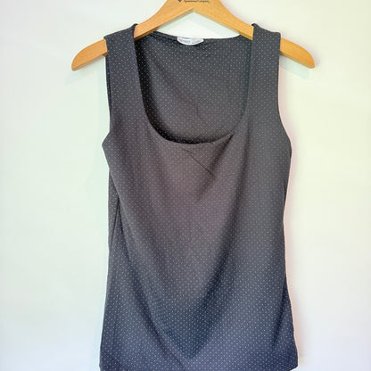 Zara Size M Polka Dot Sleeveless Top