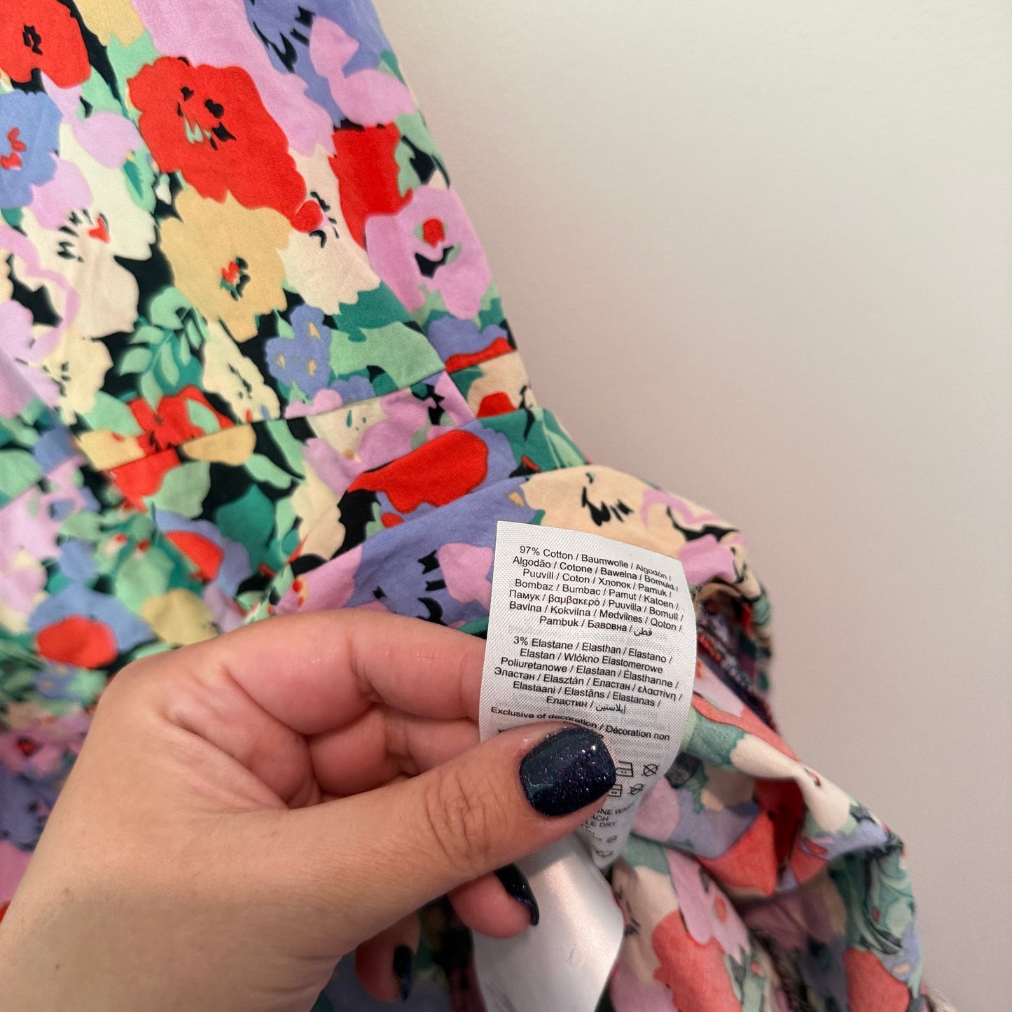 Only Size M Floral Print Cami Dress