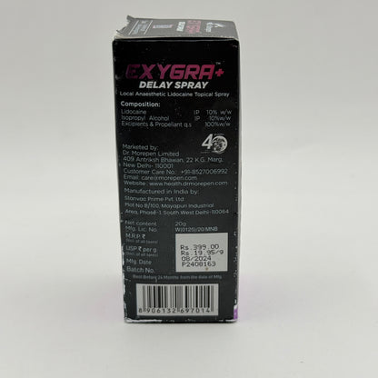Dr. Morepen EXYGRA+ Delay Spray (20g)