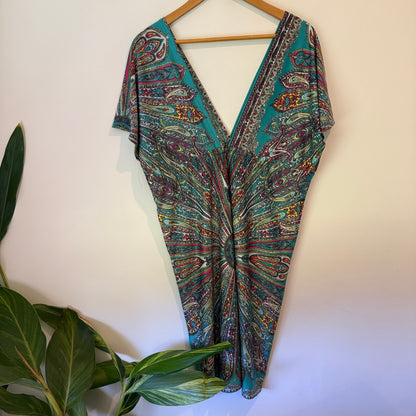 Brand Unknown Size U/Arm to U/Arm 49cm Bohemian-Style Kaftan Dress