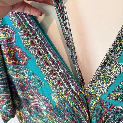 Brand Unknown Size U/Arm to U/Arm 49cm Bohemian-Style Kaftan Dress