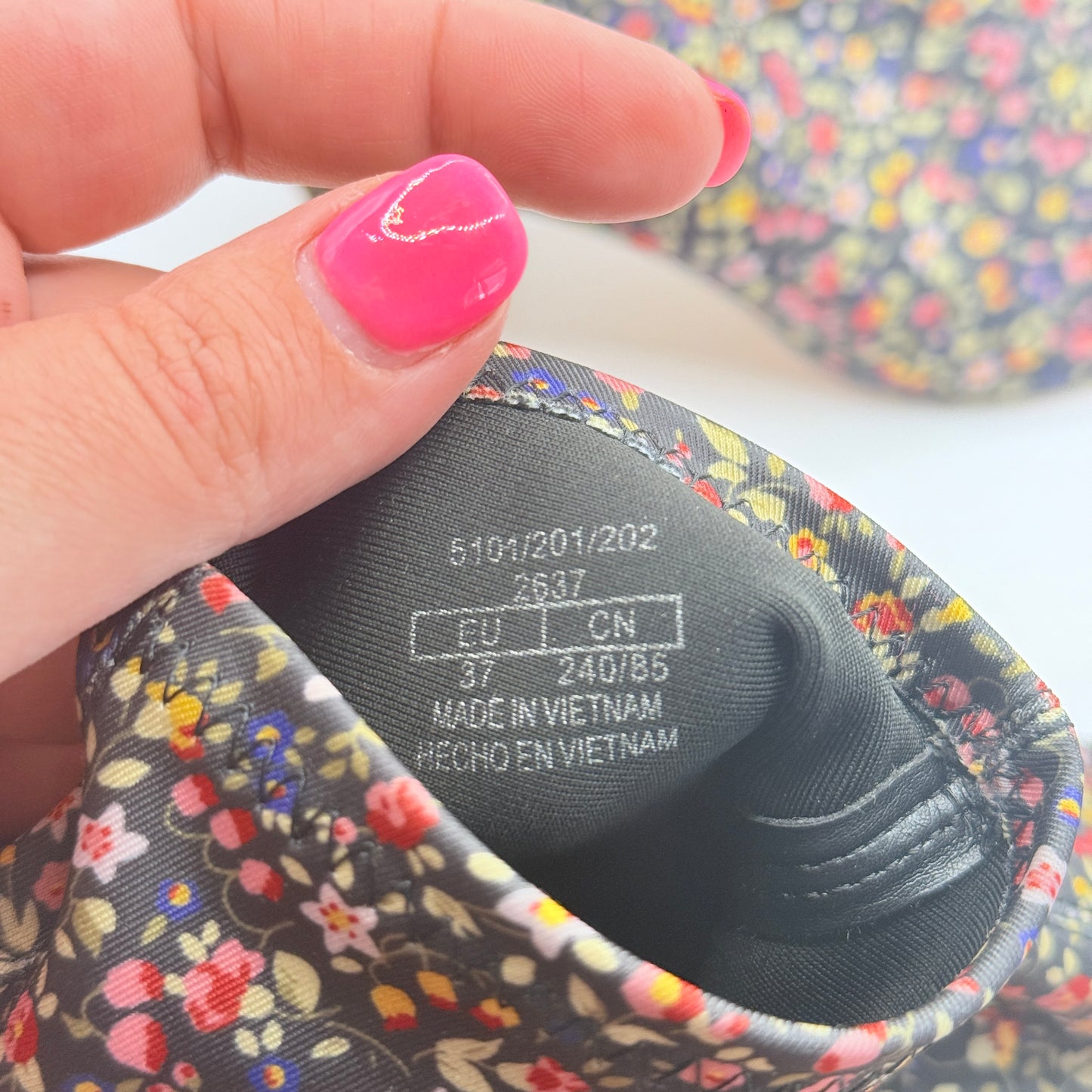 Zara Floral Stiletto Sock Boots Size 37