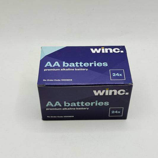 Winc AA Premium Alkaline Batteries – 24 Pack
