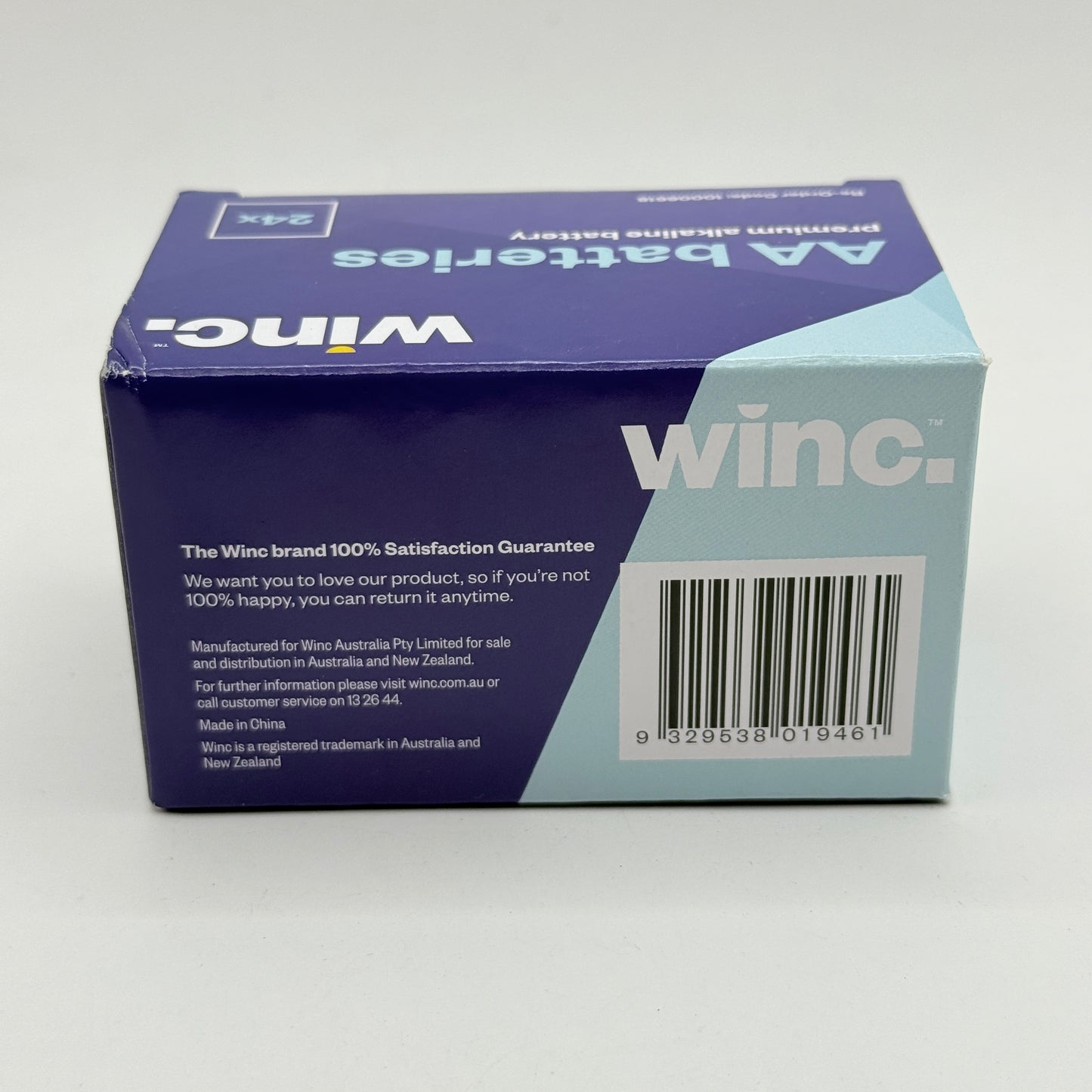 Winc AA Premium Alkaline Batteries – 24 Pack