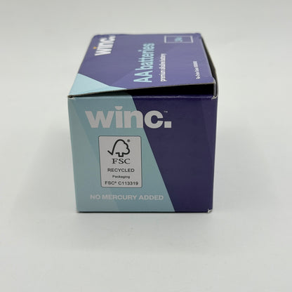 Winc AA Premium Alkaline Batteries – 24 Pack