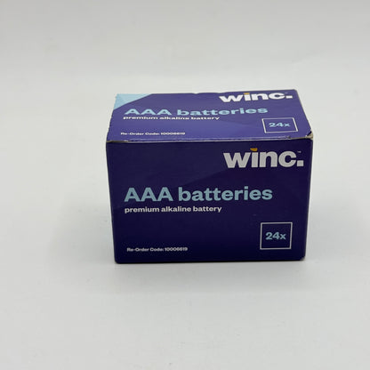 Winc AAA Premium Alkaline Batteries – 24 Pack