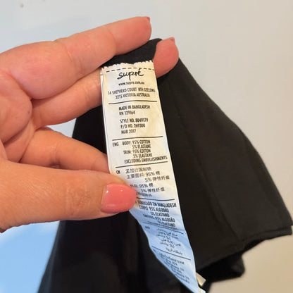 Supre Size M Black Pencil Skirt