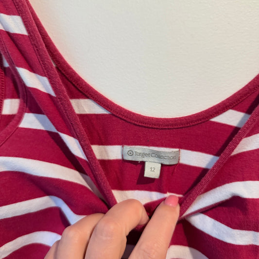 Target Size 12 Striped Tank Top