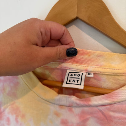 Absent Size 4XL Tie-Dye T-Shirt