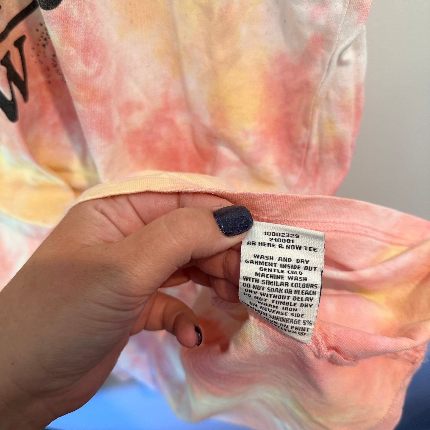 Absent Size 4XL Tie-Dye T-Shirt