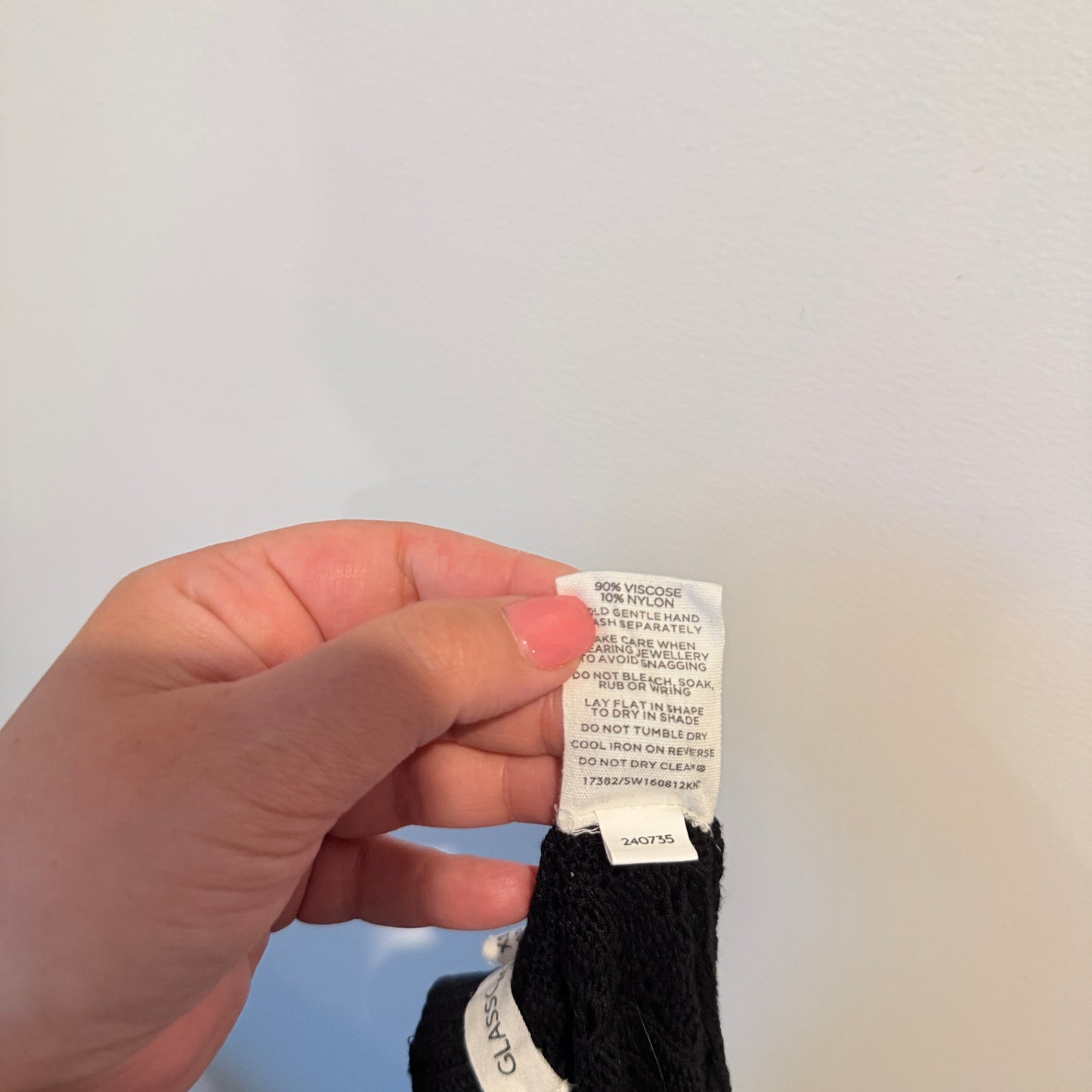 Glassons Size XS Black Crochet/Knit Women's Shorts