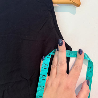Fusion Size M | U/Arm to U/Arm 45cm Sleeveless Black Dress