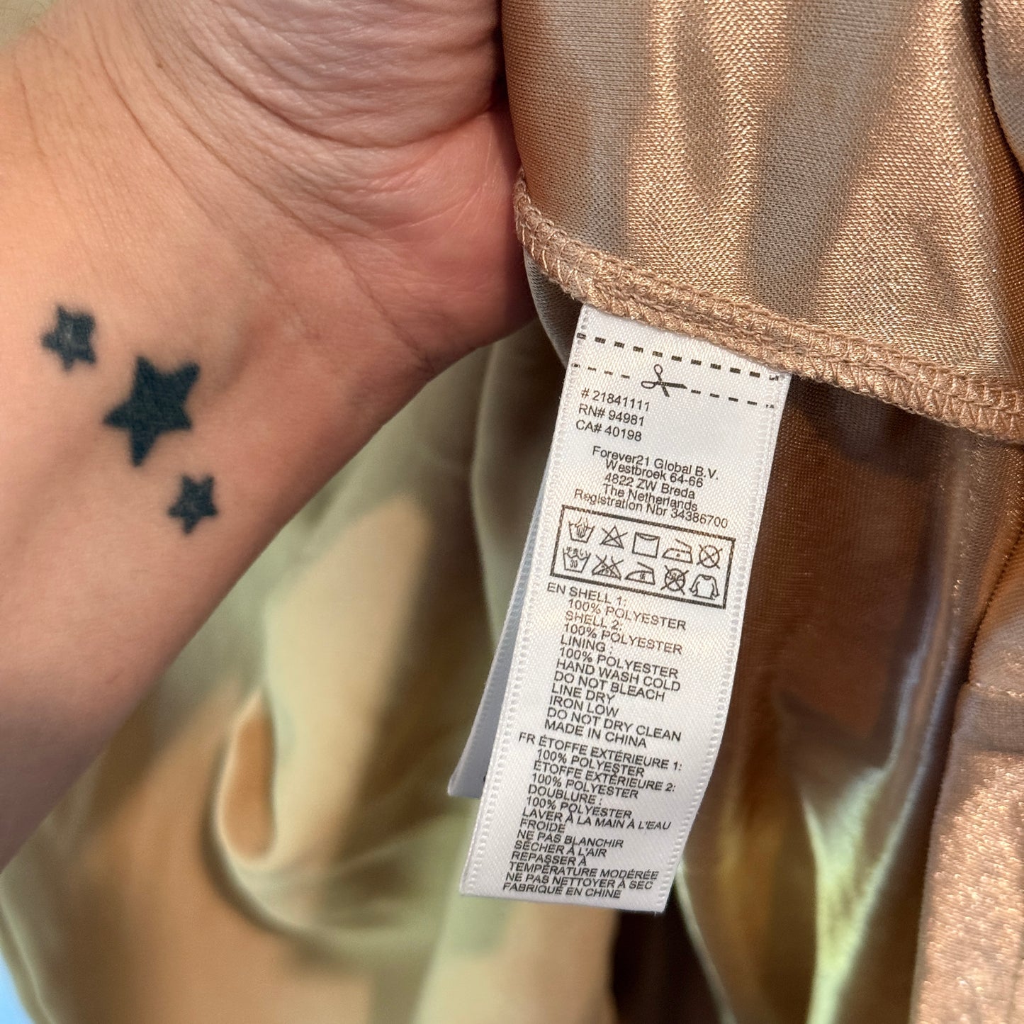 Forever21 Size S Sleeveless Colorblock Dress