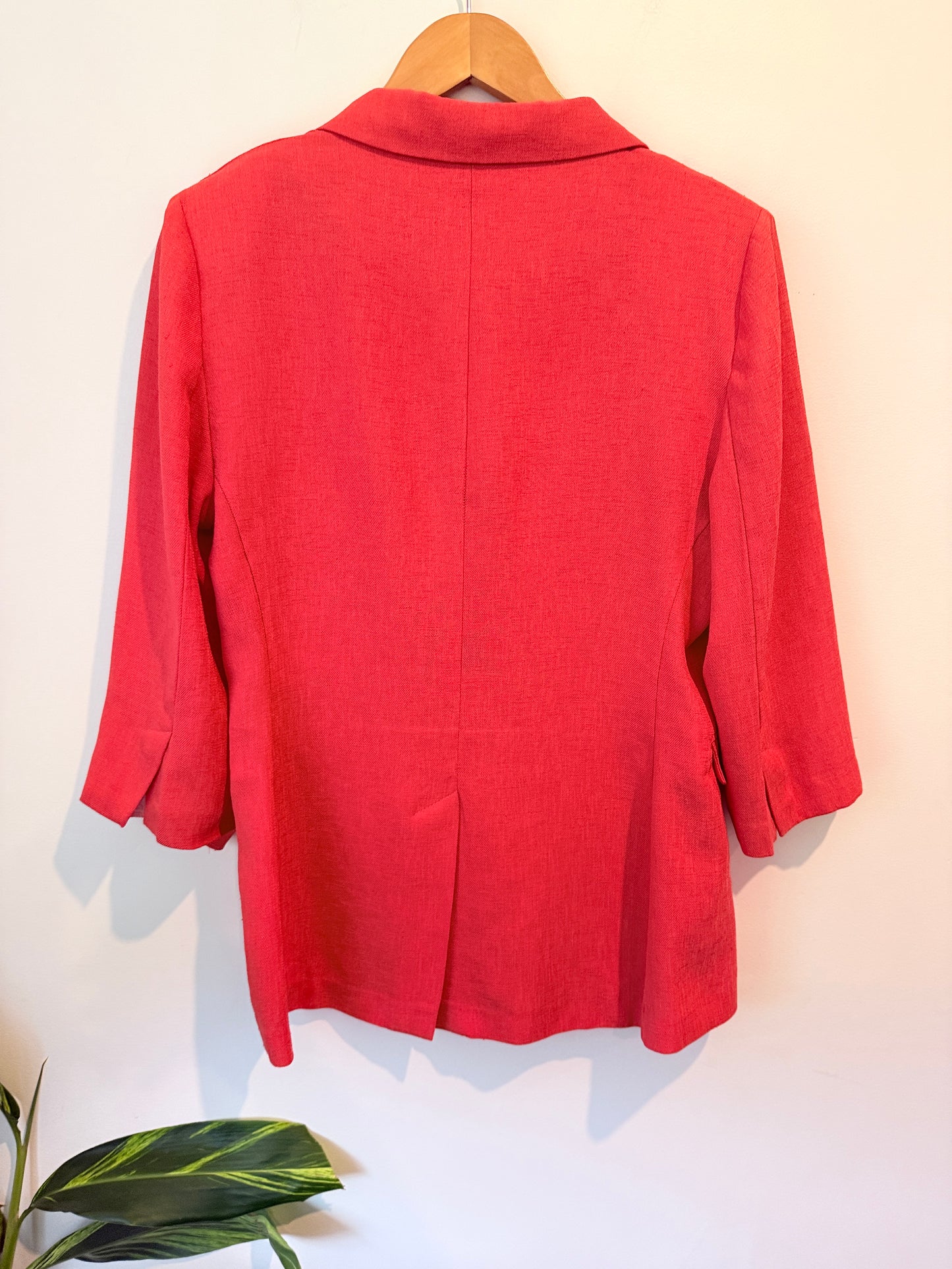 Staxs Linen Blend Blazer - Size 12