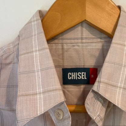 Chisel Size M Short-Sleeve Button-Down Shirt