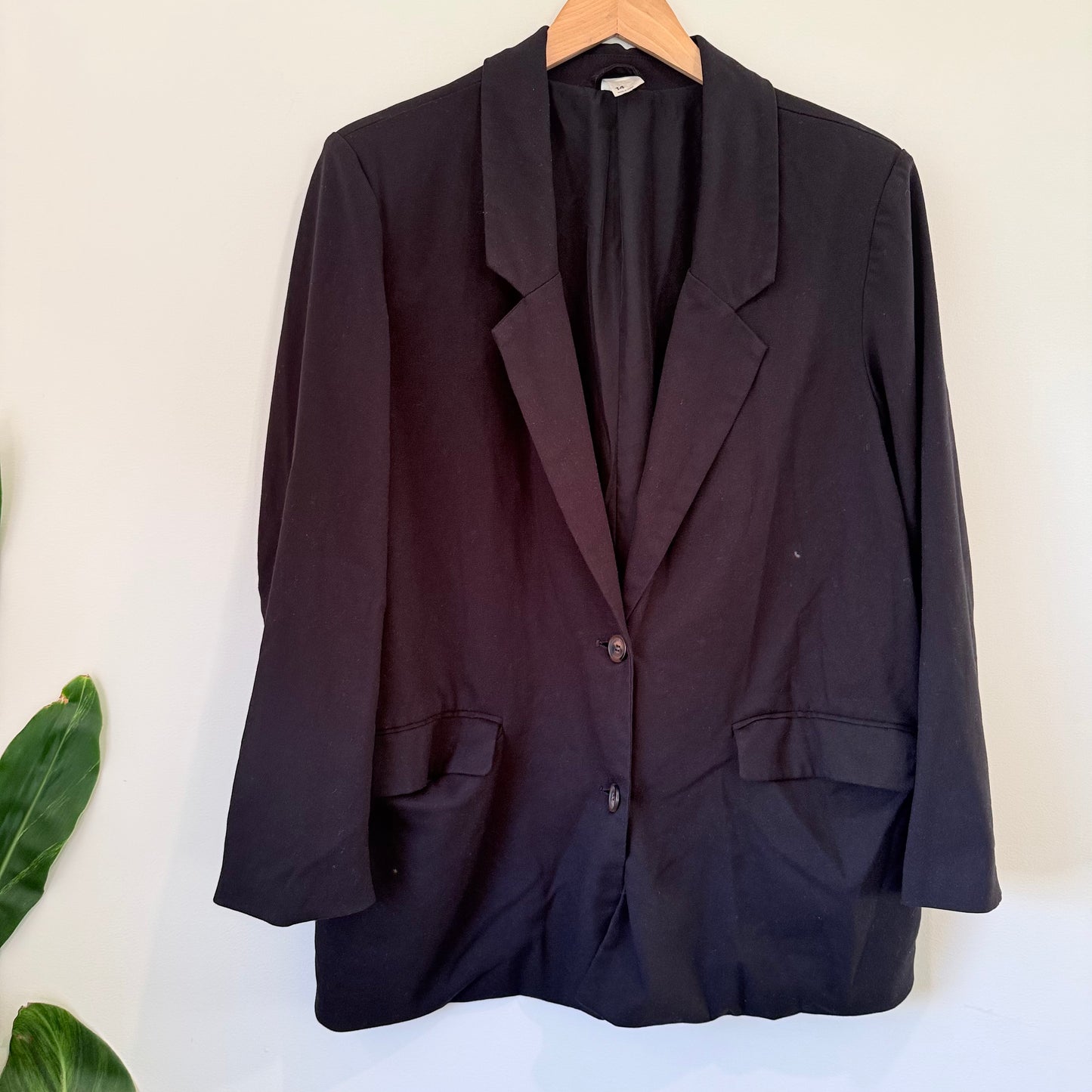 Anko Size 14 Black Blazer