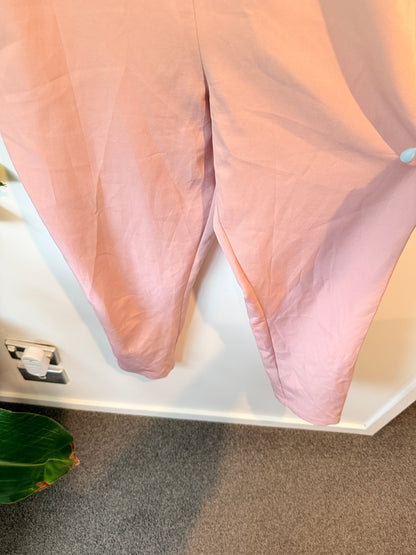 Kelso Petite Ruffle Strap Jumpsuit Pink - Size 12
