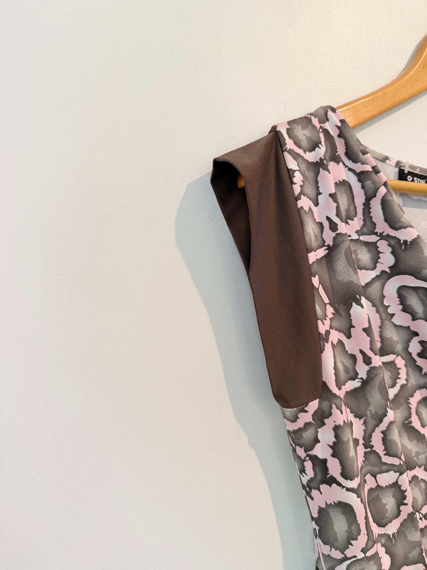 O’STIN Print Cowl Neck Dress – Size XS