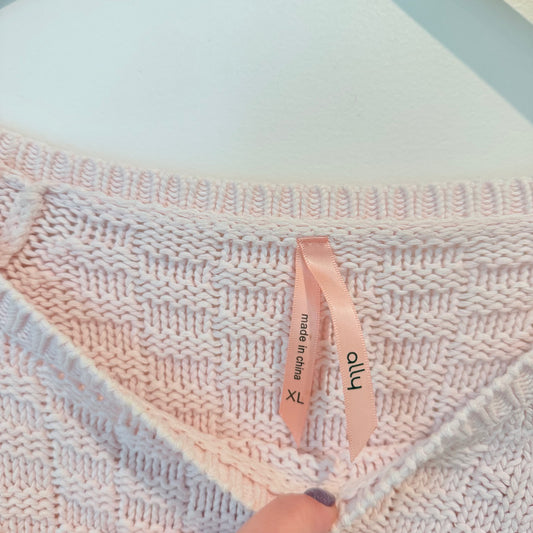 Ally (Aus) Size XL 100% Cotton Knit Jumper