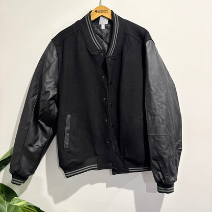 JB's Wear Varsity Jacket Black - Size XL