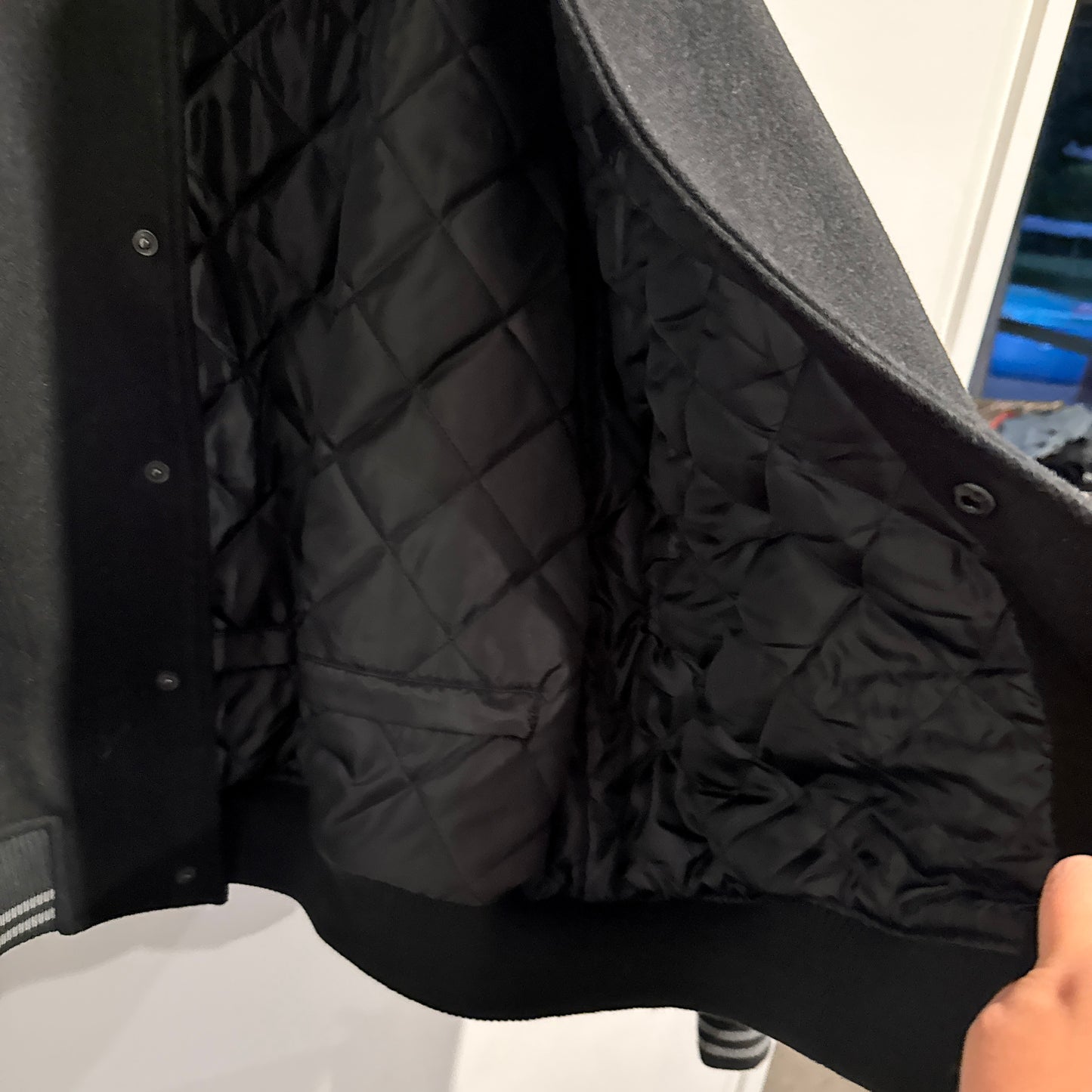 JB's Wear Varsity Jacket Black - Size XL