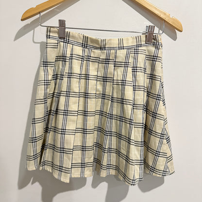 Princess Polly Size 8 Plaid Pleated Mini Skirt