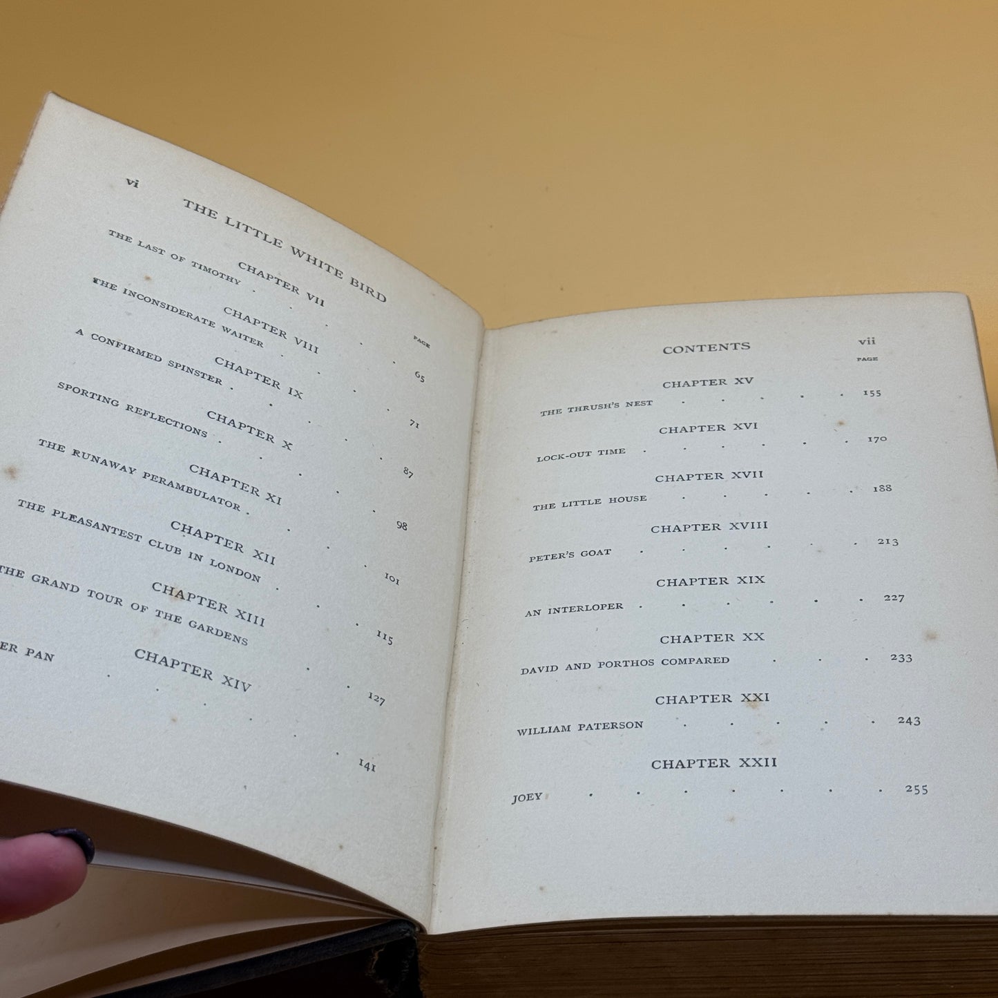 The Little White Bird by J. M. Barrie (1902 FIRST EDITION)